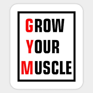 Gym shirts Sticker